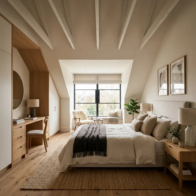 Non-habitable loft conversion used as a home office in Bournemouth